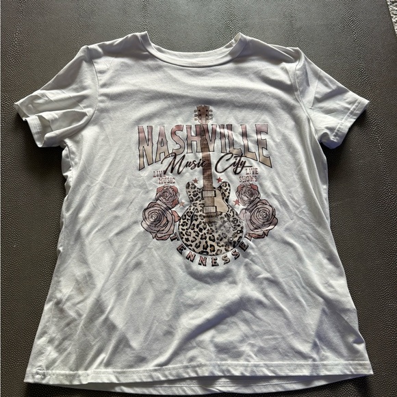 Tops - Nashville Music City Graphic T-Shirt